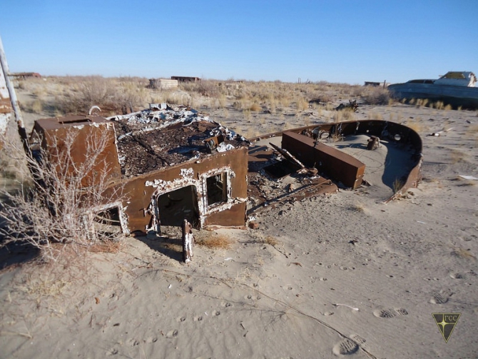 Добро пожаловать на остров Возрождения! (Часть 3. Брошенные корабли. Возвращение домой, Туризм, Аральское море, Аральск-7, полигон Бархан)