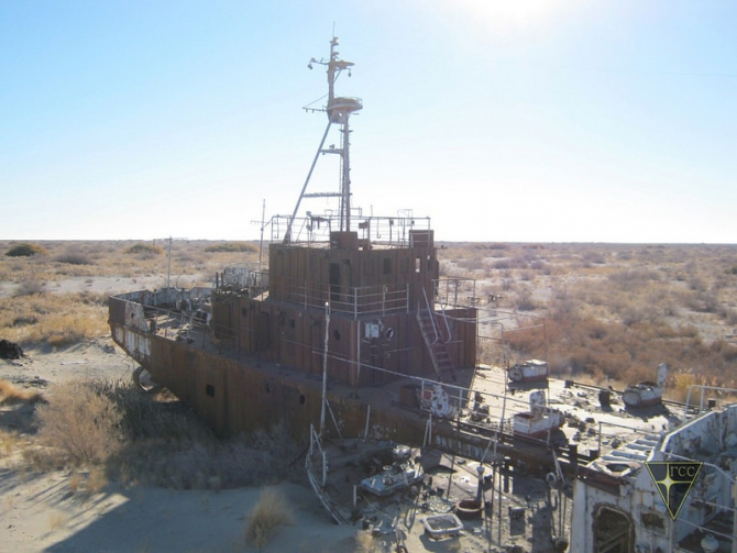 Добро пожаловать на остров Возрождения! (Часть 3. Брошенные корабли. Возвращение домой, Туризм, Аральское море, Аральск-7, полигон Бархан)