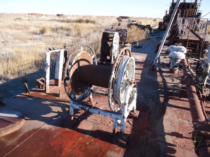 Добро пожаловать на остров Возрождения! (Часть 3. Брошенные корабли. Возвращение домой, Туризм, Аральское море, Аральск-7, полигон Бархан)