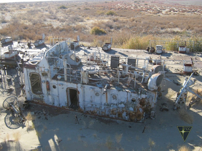 Добро пожаловать на остров Возрождения! (Часть 3. Брошенные корабли. Возвращение домой, Туризм, Аральское море, Аральск-7, полигон Бархан)