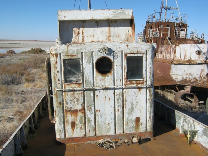 Добро пожаловать на остров Возрождения! (Часть 3. Брошенные корабли. Возвращение домой, Туризм, Аральское море, Аральск-7, полигон Бархан)