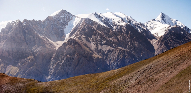 на Кыркчилту по Дэви (2-е прохождение, Альпинизм, каравшин, 6б, питер)