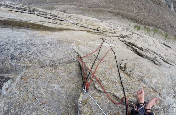 на Кыркчилту по Дэви (2-е прохождение, Альпинизм, каравшин, 6б, питер)