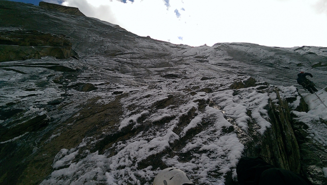 на Кыркчилту по Дэви (2-е прохождение, Альпинизм, каравшин, 6б, питер)