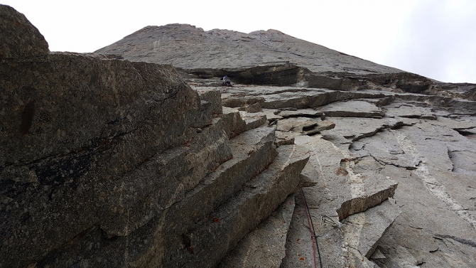 на Кыркчилту по Дэви (2-е прохождение, Альпинизм, каравшин, 6б, питер)