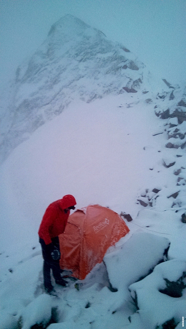 на Кыркчилту по Дэви (2-е прохождение, Альпинизм, каравшин, 6б, питер)