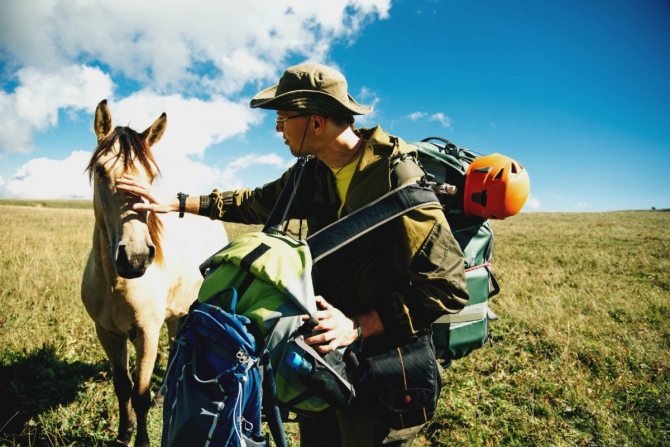 Как блогеры в поход ходили (Горный туризм, блогер под рюкзаком, горы, горный туризм, безопасность в горах, маршрут №30)
