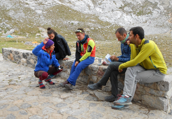 Naranjo de Bulnes. Pilar del Cantabrico.Часть 2. (Альпинизм, альпинизм, новости, отчет, испания, девушки, чибиток, коптева, петрова)