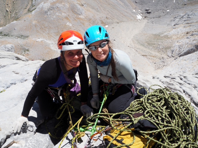 Naranjo de Bulnes. Pilar del Cantabrico.Часть 2. (Альпинизм, альпинизм, новости, отчет, испания, девушки, чибиток, коптева, петрова)