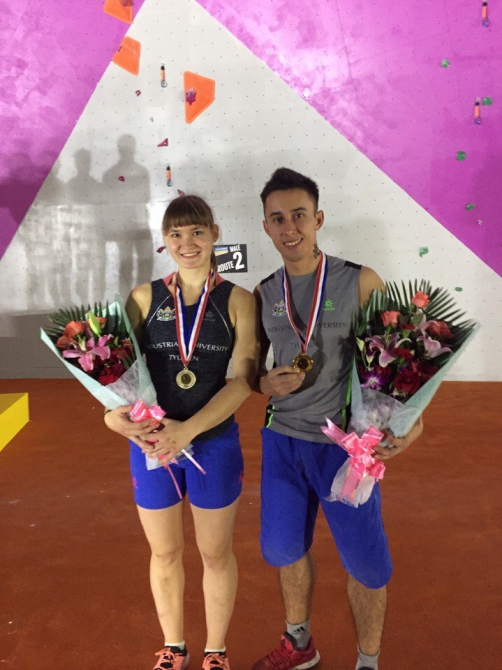 Дмитрий Факирьянов и Станислав Кокорин – чемпионы мира среди студентов! (Скалолазание, шанхай, чемпионат мира среди студентов, скалолазание, китай, скорость, трудность, боулдеринг, юлия каплина, александр шиков)