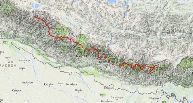Великий гималайский путь. Непал. Часть 1 (Горный туризм)