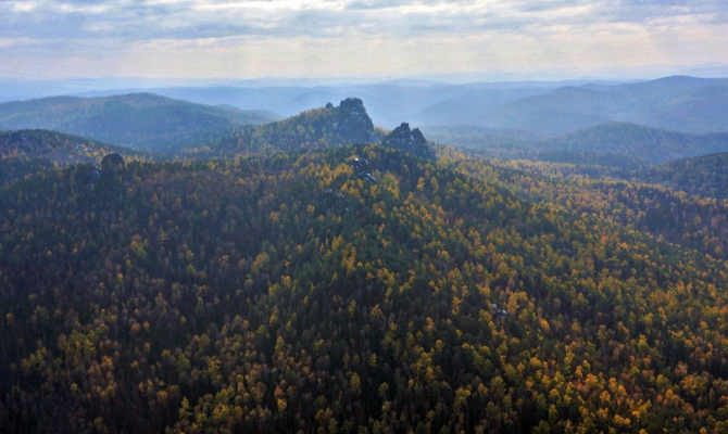 А Столбы из самолёта видно здорово! (Воздух, в воздухе, красноярск, столбизм)