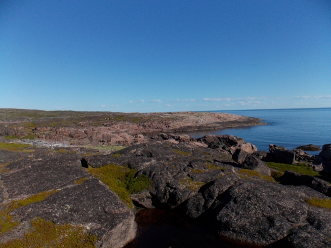 Поморский берег. (Вода, морской каякинг, кольский полуостров, баренцево море)