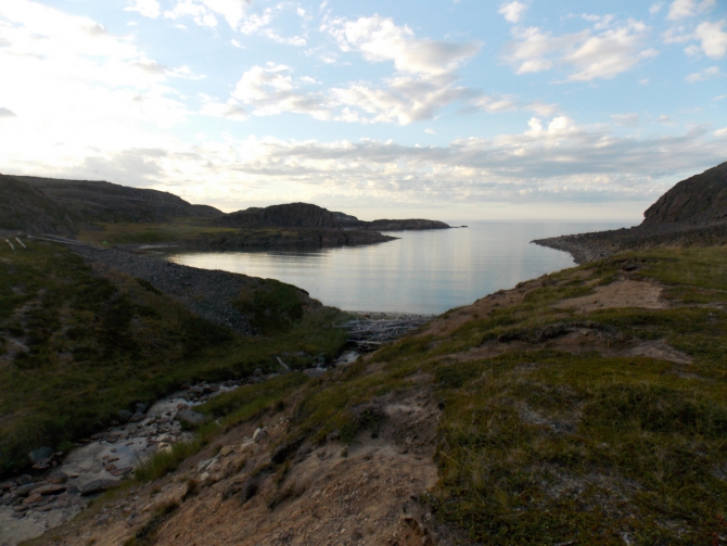 Поморский берег. (Вода, морской каякинг, кольский полуостров, баренцево море)