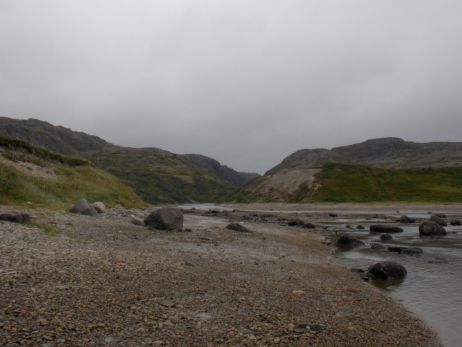 Поморский берег. (Вода, морской каякинг, кольский полуостров, баренцево море)