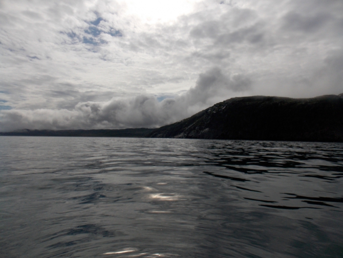 Поморский берег. (Вода, морской каякинг, кольский полуостров, баренцево море)