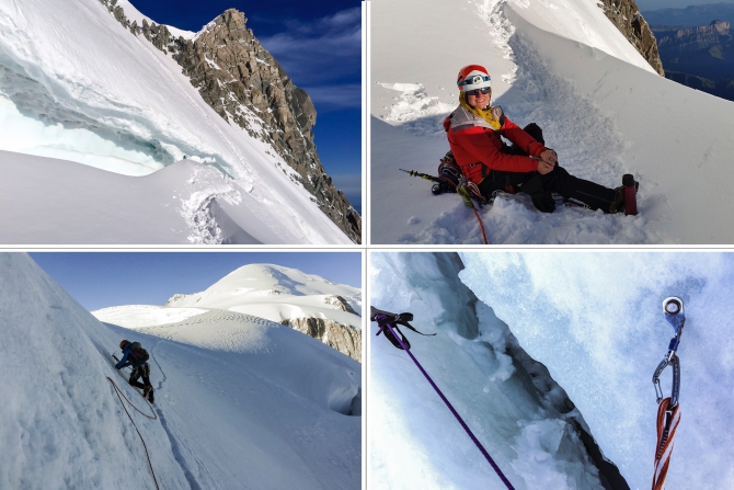 Монблан вдвоём, без групп и гидов. (Елена Калиберда, Владимир Беньяш, Альпинизм)