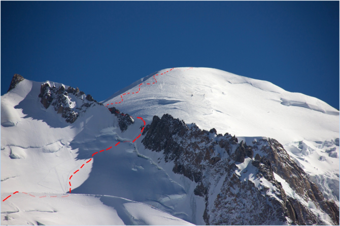 Монблан вдвоём, без групп и гидов. (Елена Калиберда, Владимир Беньяш, Альпинизм)