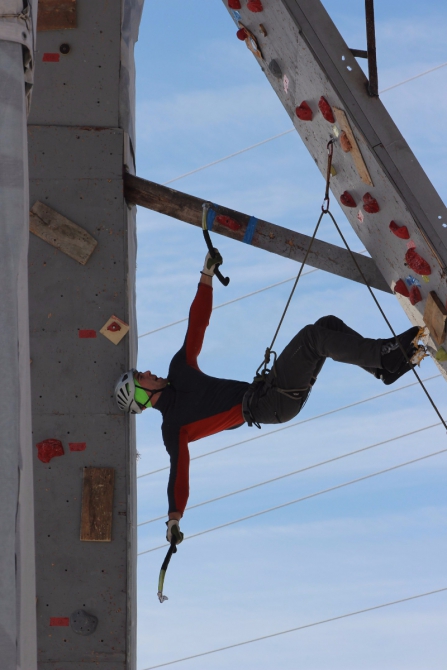 В Барнауле официально открыли ледолазный сезон (Ледолазание/drytoolling, ледлазание, открытие сезона)