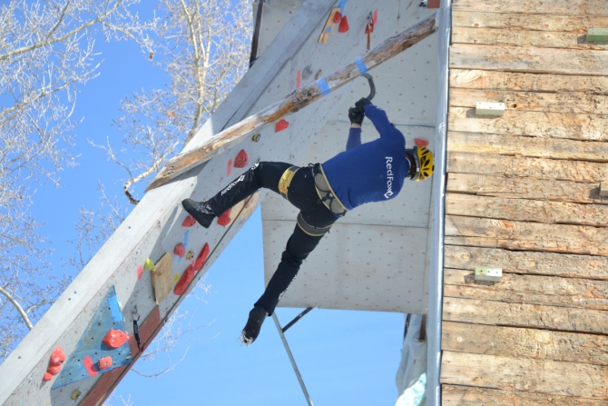 В Барнауле официально открыли ледолазный сезон (Ледолазание/drytoolling, ледлазание, открытие сезона)