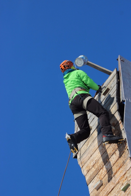 В Барнауле официально открыли ледолазный сезон (Ледолазание/drytoolling, ледлазание, открытие сезона)