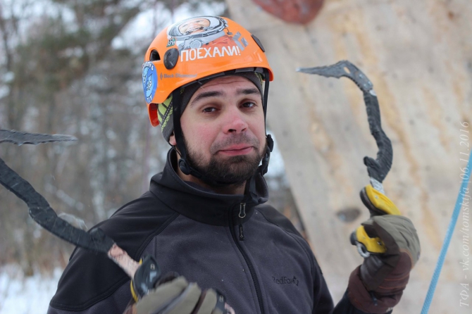 Открытие спортивного ледолазного сезона в Сибири. Много фото. (Ледолазание/drytoolling, ледолазание, dryqtooling, соревнования, барнаул, томск, трамплин, Гребенников, темерев)