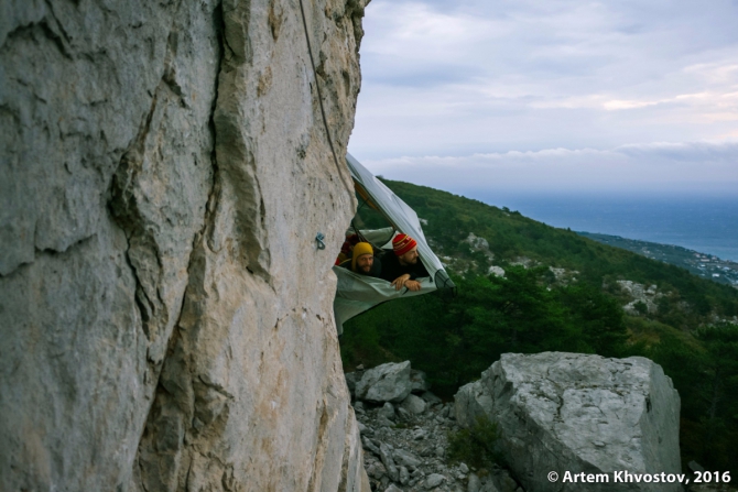 Отчет о курсе BigWall+ИТО v.11 в октябре 2016, Крым (Альпинизм, морчека, тренировки по альпинизму, сумберг, нефедов, сергей, школа альпинизма)