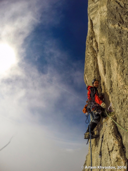 Отчет о курсе BigWall+ИТО v.11 в октябре 2016, Крым (Альпинизм, морчека, тренировки по альпинизму, сумберг, нефедов, сергей, школа альпинизма)