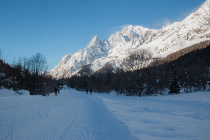 Валь Ферре: По снегу смело мы идем, в рай, наверно, попадем! (Снегоступинг, курмайор, снегоступы, зима, италия, долина аосты)