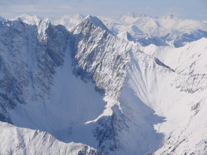 Саяны, Кынгарга, ноябрь. (Альпинизм, тункинские гольцы)