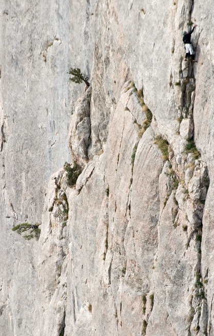 Маленький шаг вперед. (Альпинизм, free solo, крым, форосский кант, семерка, андрей нефёдов)