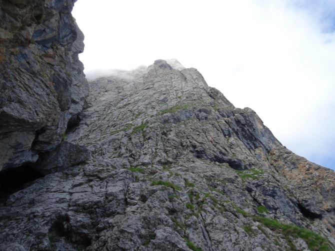 Давно забытые, но такие интересные альпинистские маршруты. Маршрут 5а к.т. в.Гайкомд (Гиреч) по юго-западной стене. (Альпинизм, альпинизм, ингушетия, горы, описание)