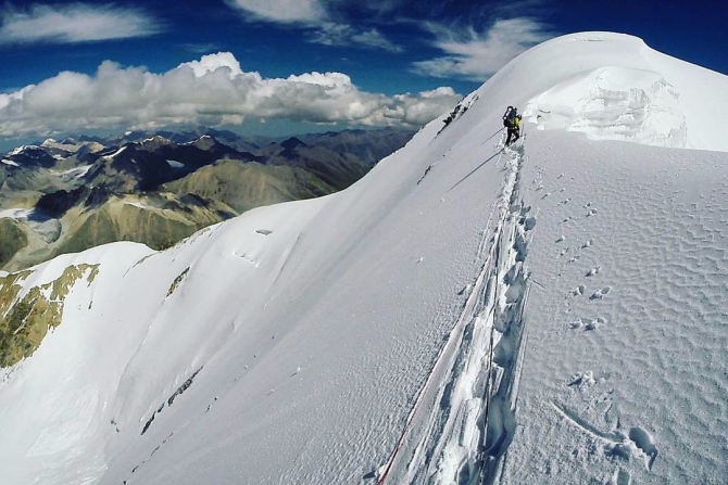 Белый мрамор (Альпинизм, мраморная стена, хан-тенгри, marble wall, рассказ, восхождение)