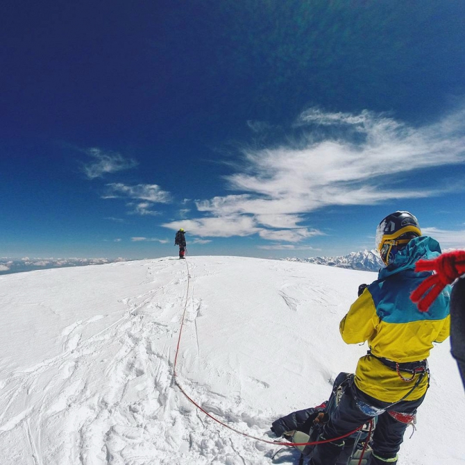 Белый мрамор (Альпинизм, мраморная стена, хан-тенгри, marble wall, рассказ, восхождение)