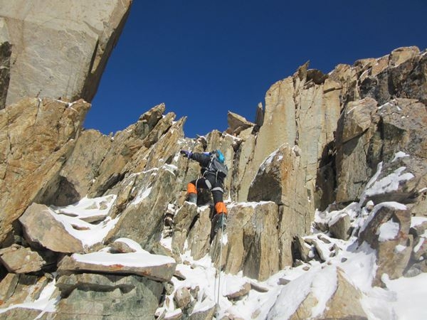 Первопроход на п.Учитель (Альпинизм, альпинизм)