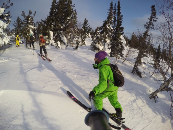 Школа скитура в Шерегеше от местного проекта Sibextreme (Ски-тур)