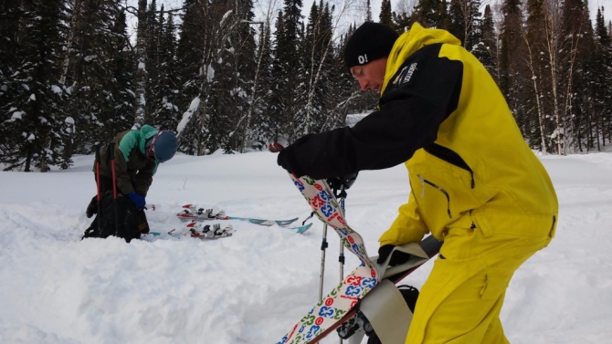 Школа скитура в Шерегеше от местного проекта Sibextreme (Ски-тур)