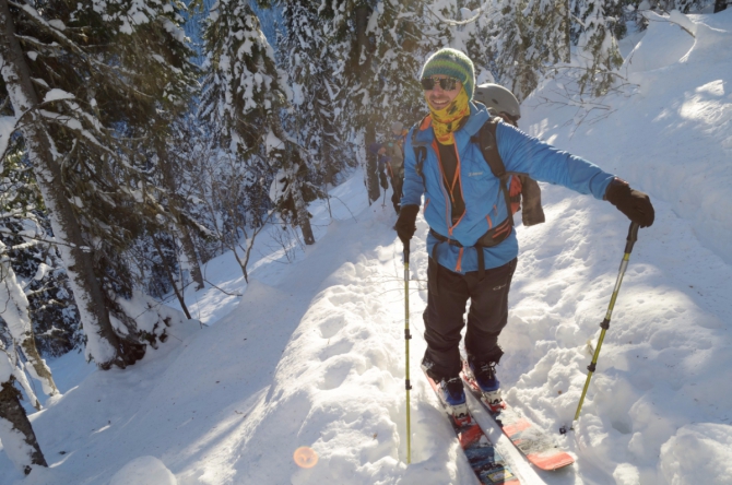 Школа скитура в Шерегеше от местного проекта Sibextreme (Ски-тур)