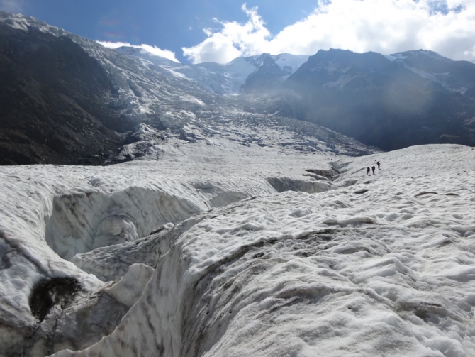 Кармадон. Казбек с севера в сентябре. (Горный туризм)