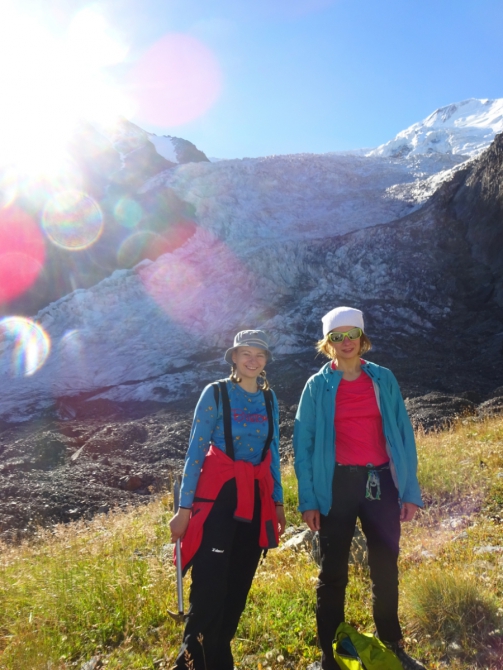 Кармадон. Казбек с севера в сентябре. (Горный туризм)