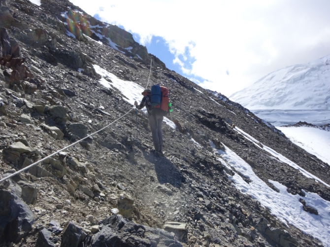 Кармадон. Казбек с севера в сентябре. (Горный туризм)