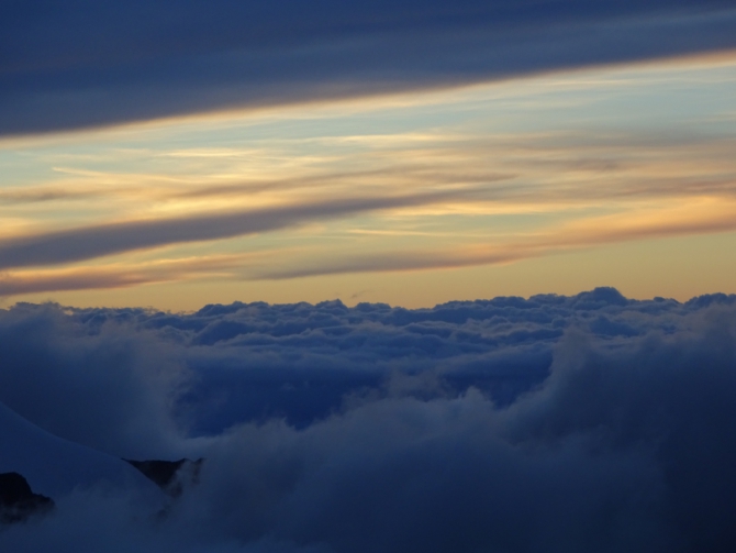 Кармадон. Казбек с севера в сентябре. (Горный туризм)