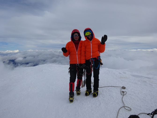 Кармадон. Казбек с севера в сентябре. (Горный туризм)