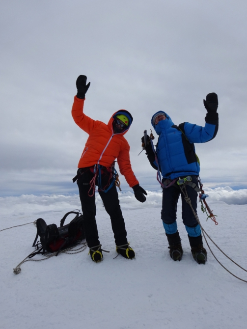 Кармадон. Казбек с севера в сентябре. (Горный туризм)