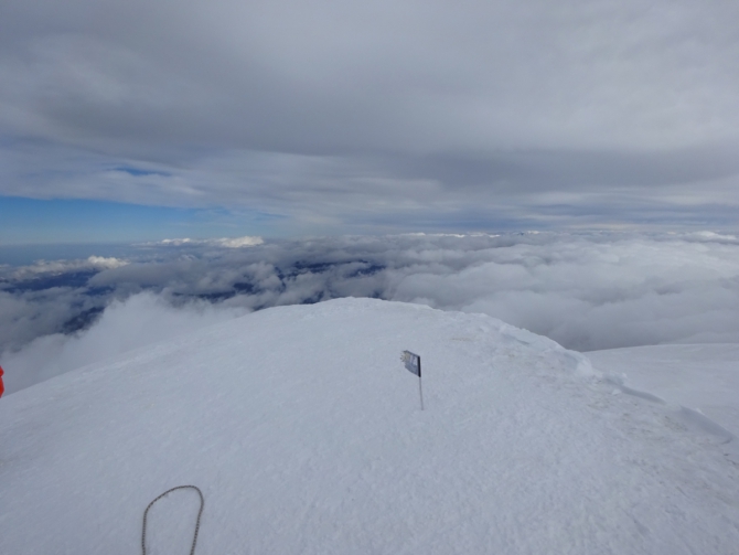 Кармадон. Казбек с севера в сентябре. (Горный туризм)