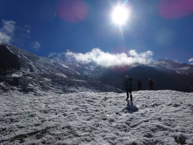Кармадон. Казбек с севера в сентябре. (Горный туризм)