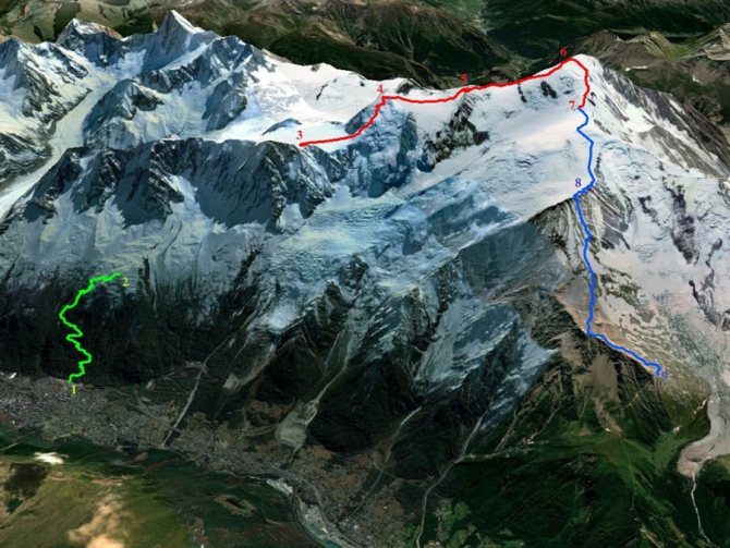 Экспресс-восхождение новичков на Монблан (9-14 сентября 2016 года, Горный туризм)
