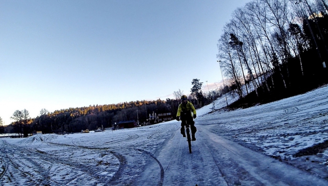 Ледяной цветок или рождественская Скандинавия велосипедная (бомж-велотур, зимний велотуризм)