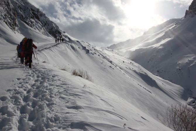 Зимние сборы альпклуба МАИ в Туюк-Су (Альпинизм, альпинизм, тянь-шань, казахстан)