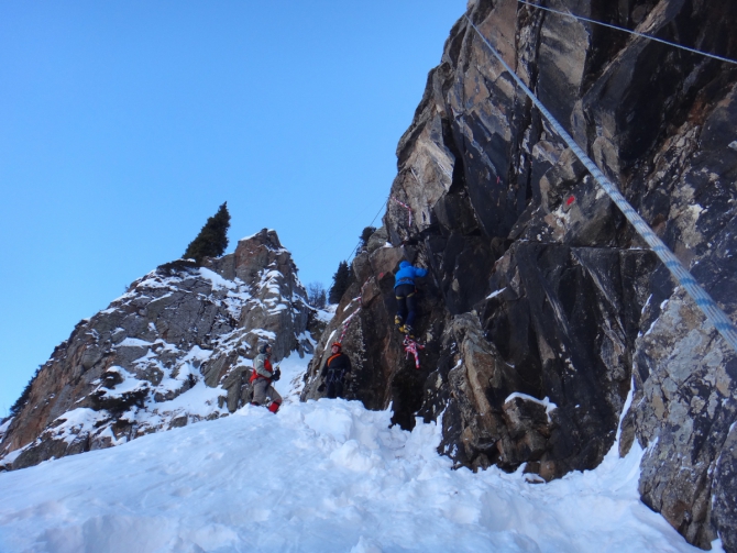 Зимние сборы альпклуба МАИ в Туюк-Су (Альпинизм, альпинизм, тянь-шань, казахстан)